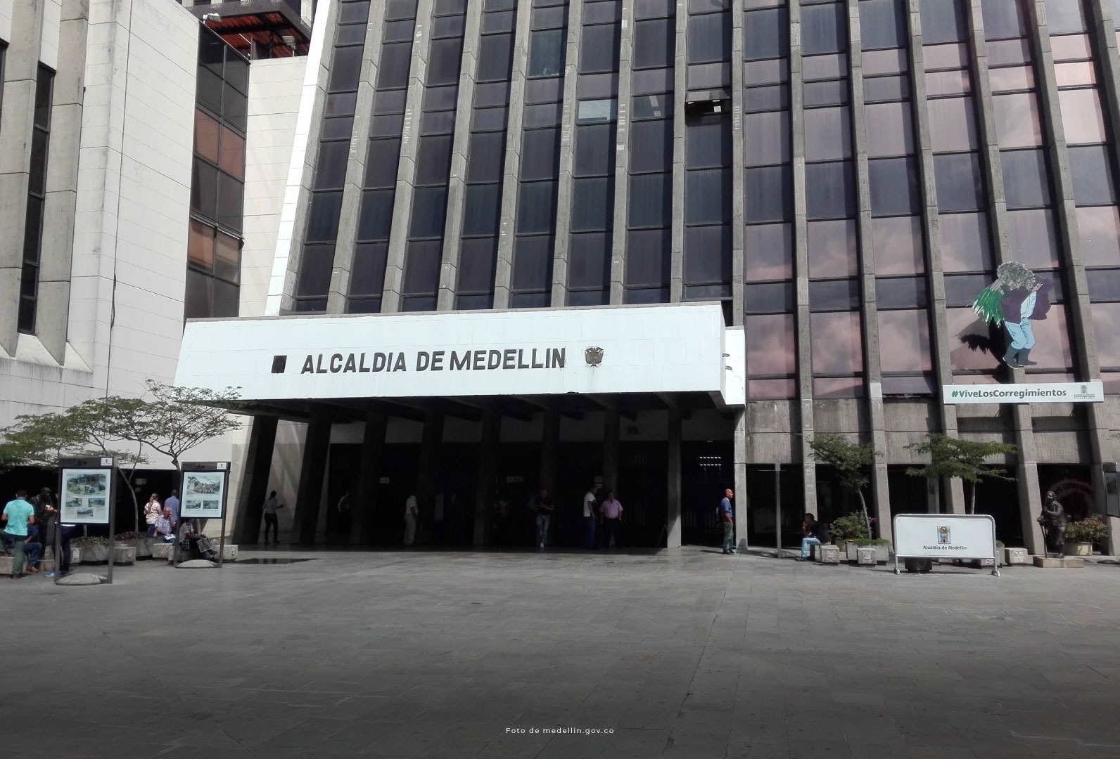 Fachada Alcaldía de Medellín 