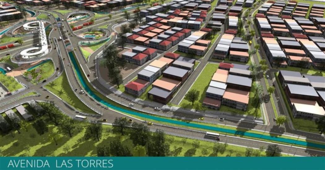 La avenida Las Torres, la obra que descongestionará el sur de Bogotá / Alcaldía de Bogotá 