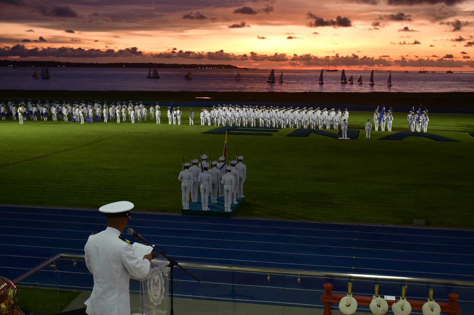 Nuevos cadetes escuela Almirante Pädilla