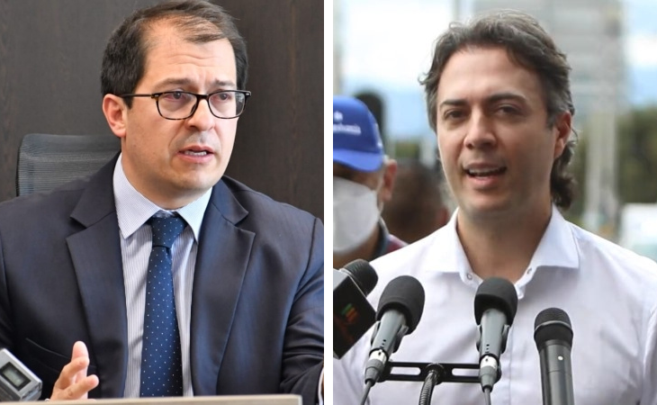 Fiscal Barbosa y exalcalde de Medellín, Daniel Quintero / ENS 