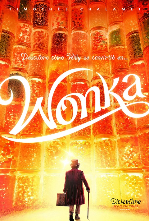 Wonka está basada en el extraordinario personaje de Charlie y la fábrica de chocolate. 