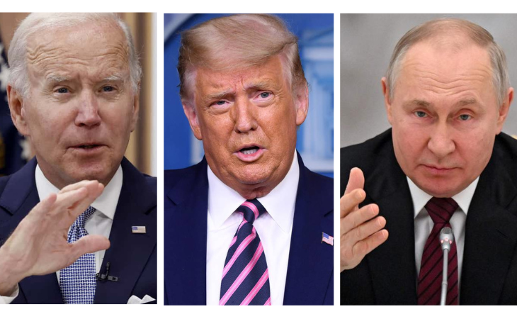 Biden, Trump y Putin