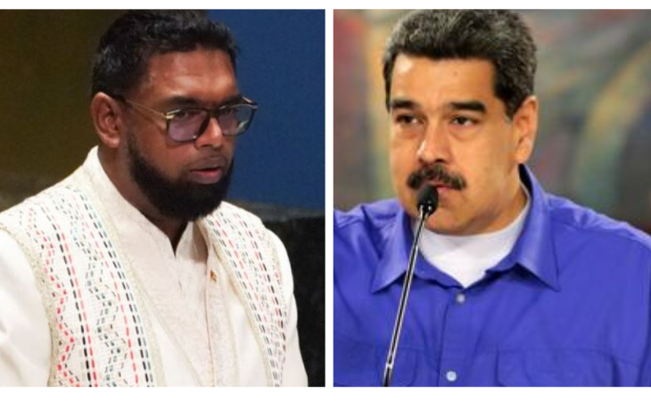 Presidentes de Guyana y Venezuela 