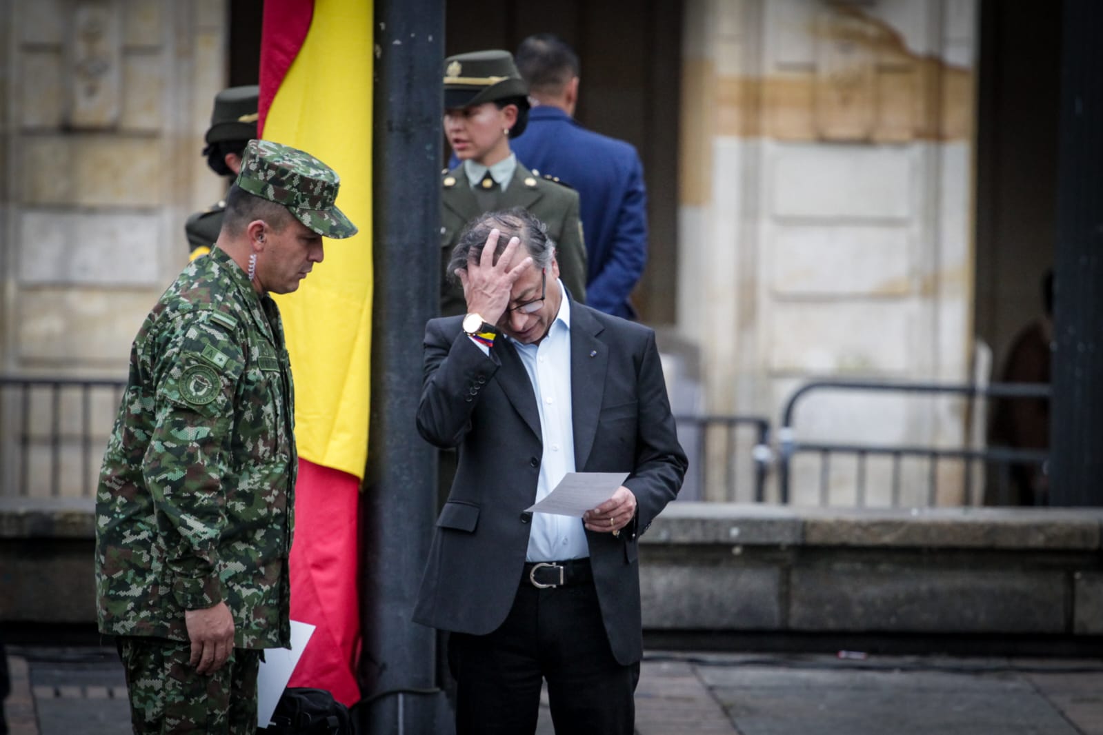 Presidente de Colombia preocupado