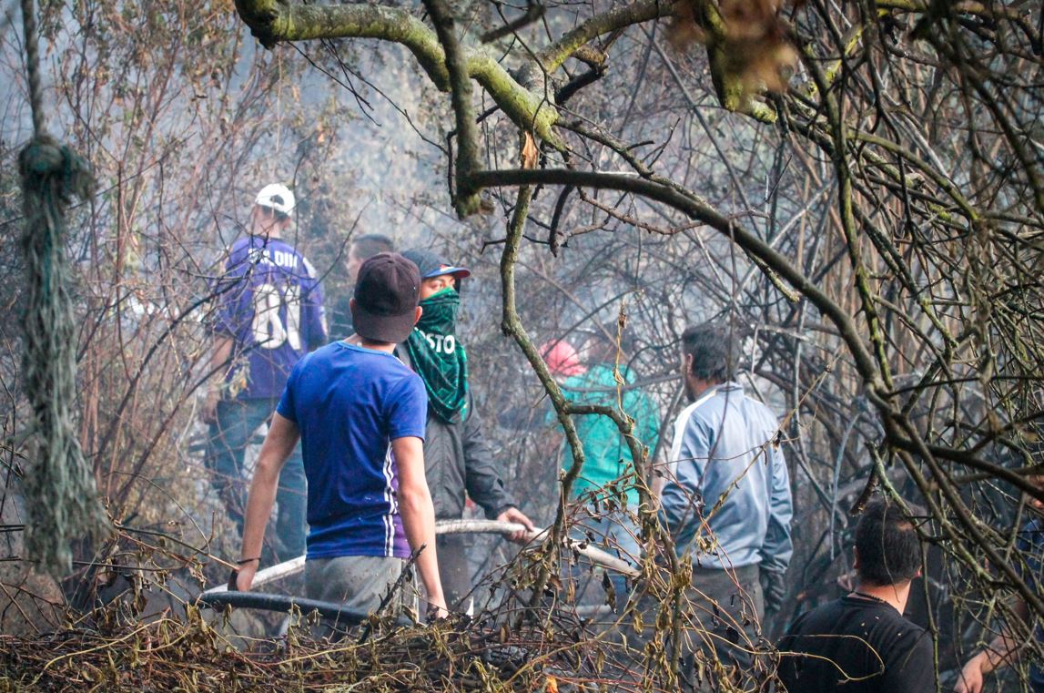 Comunidad y bomberos