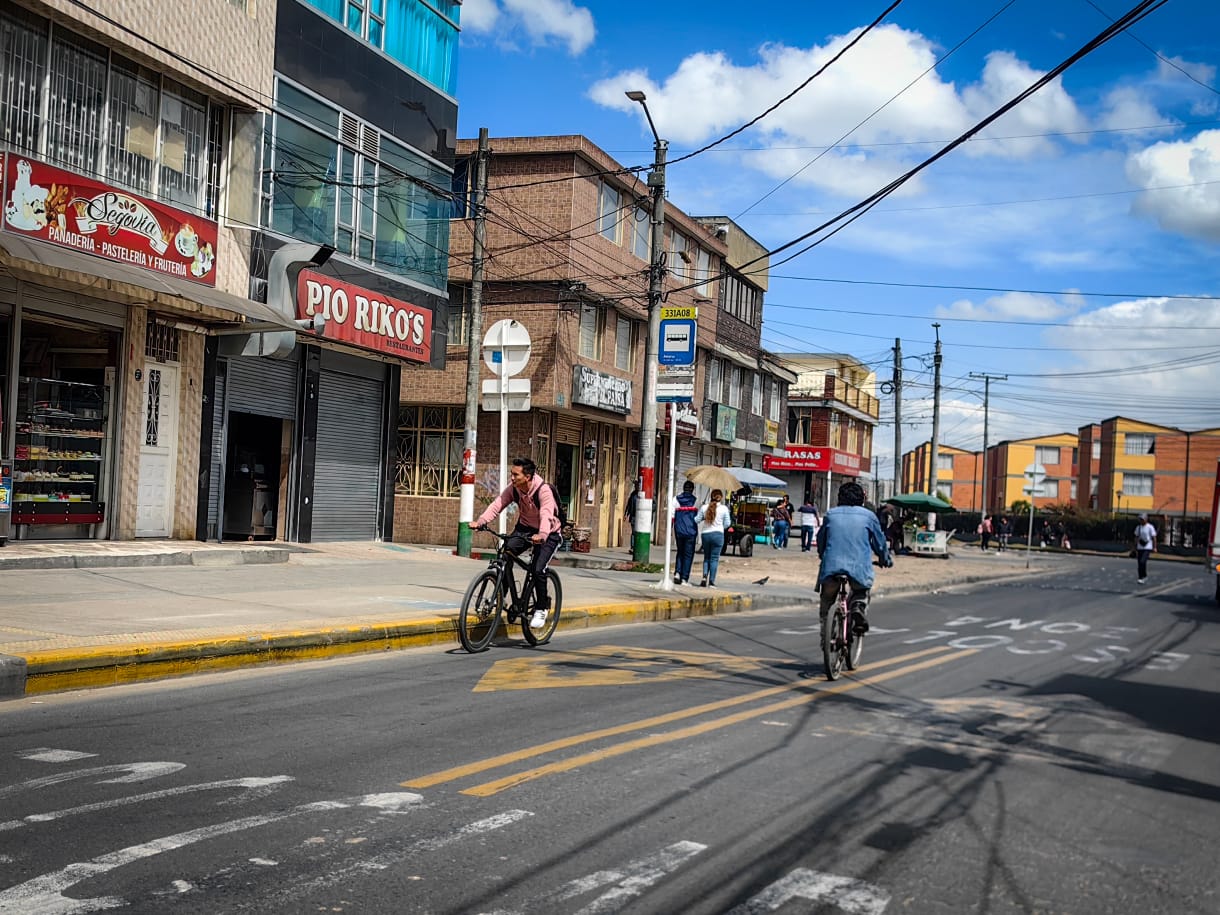 Ciclistas bogotanos 