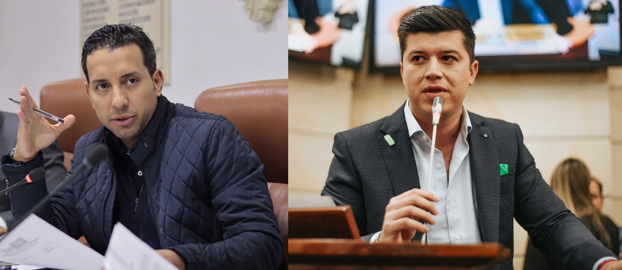 Presidentes de la Comisión Sexta de Cámara y Senado / Cortesía prensa congresistas Julián David López y Gustavo Moreno 