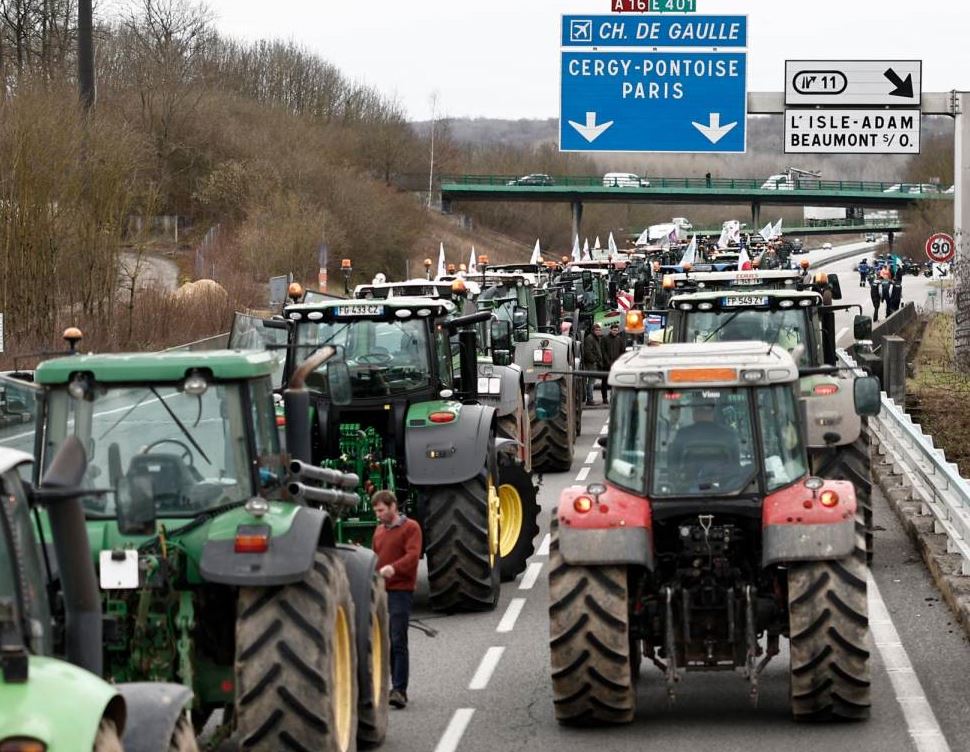 Protesta de agriculturoes en Europa