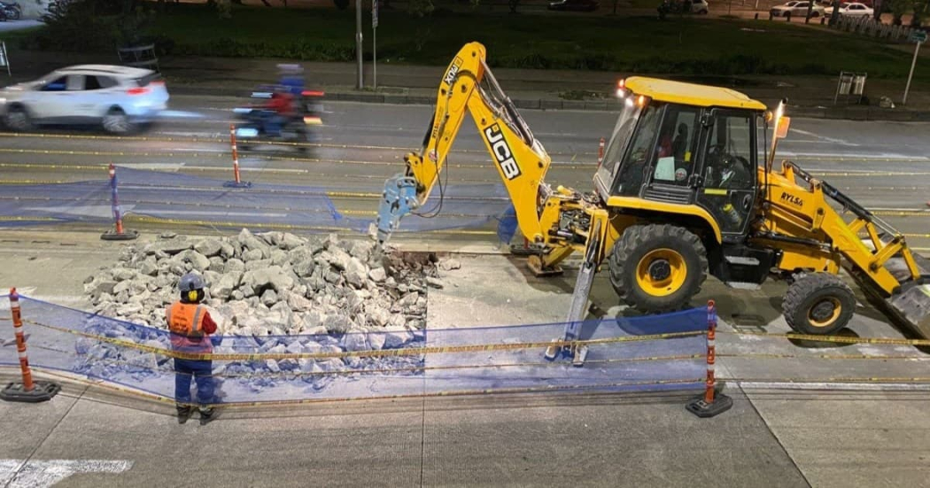 Contrucción entre av. NQS con av. calle 53 