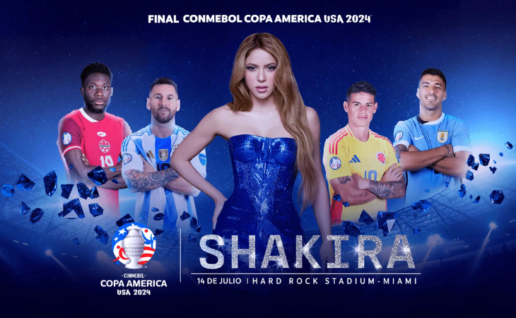 Shakira es la artista invitada en final de la Copa América