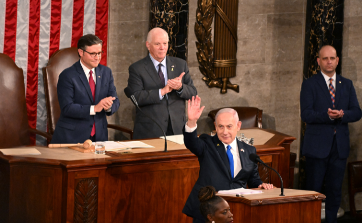 Netanyahu en Capitolio de Estados Unidos