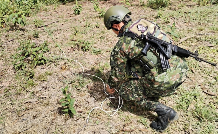 Ejército neutralizo artefactos explosivos en zona rural de Jamundí