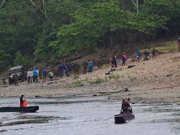 Migrantes en frontera Panamá - Colombia 