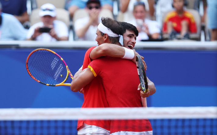 Rafael Nadal y Carlos Alcaraz