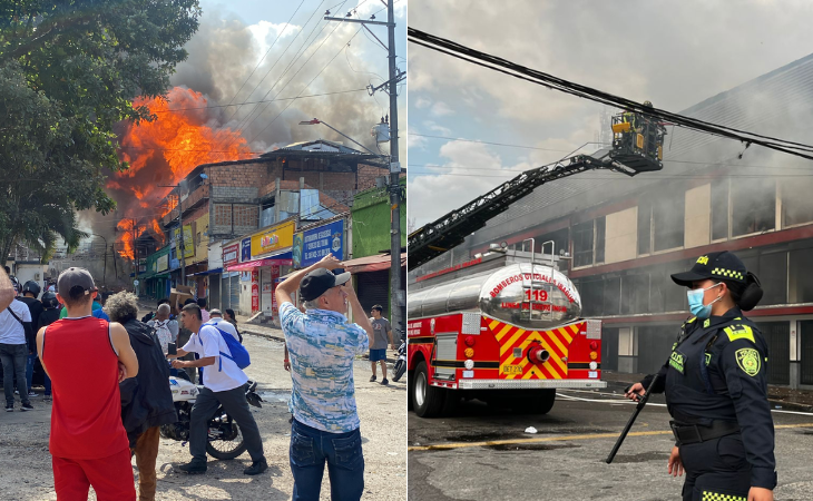 Incendio en Ibague