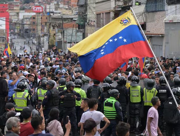 protestas contra el regimen de Maduro