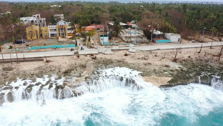 Daños en San Andrés y Providencia por el paso del huracán Iota en 2020 / AFP 