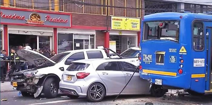 Accidente por presunto caso de fleteo