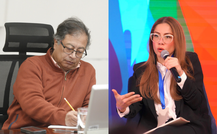 Gustavo Petro y Catherine Juvinao