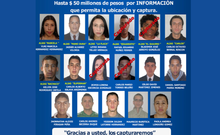 Ofrecen recompensan por información de los más buscados 