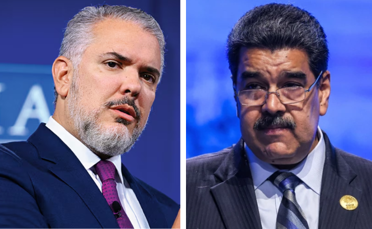 Iván Duque y Nicolás Maduro