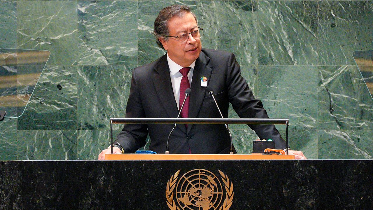 Gustavo Petro en la ONU