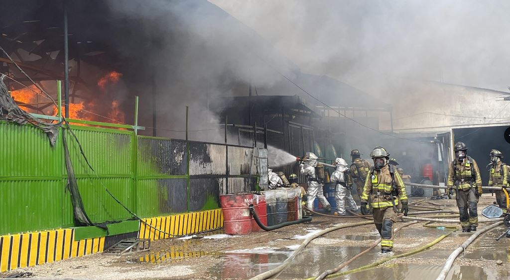 Incendio en Puente Aranda 