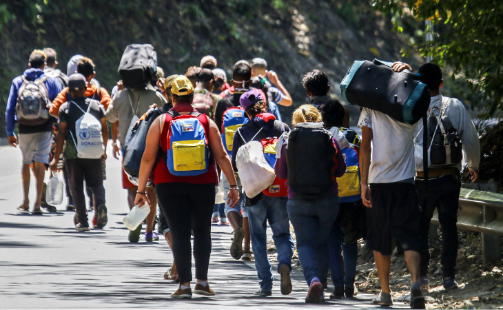 Migrantes venezolanos 