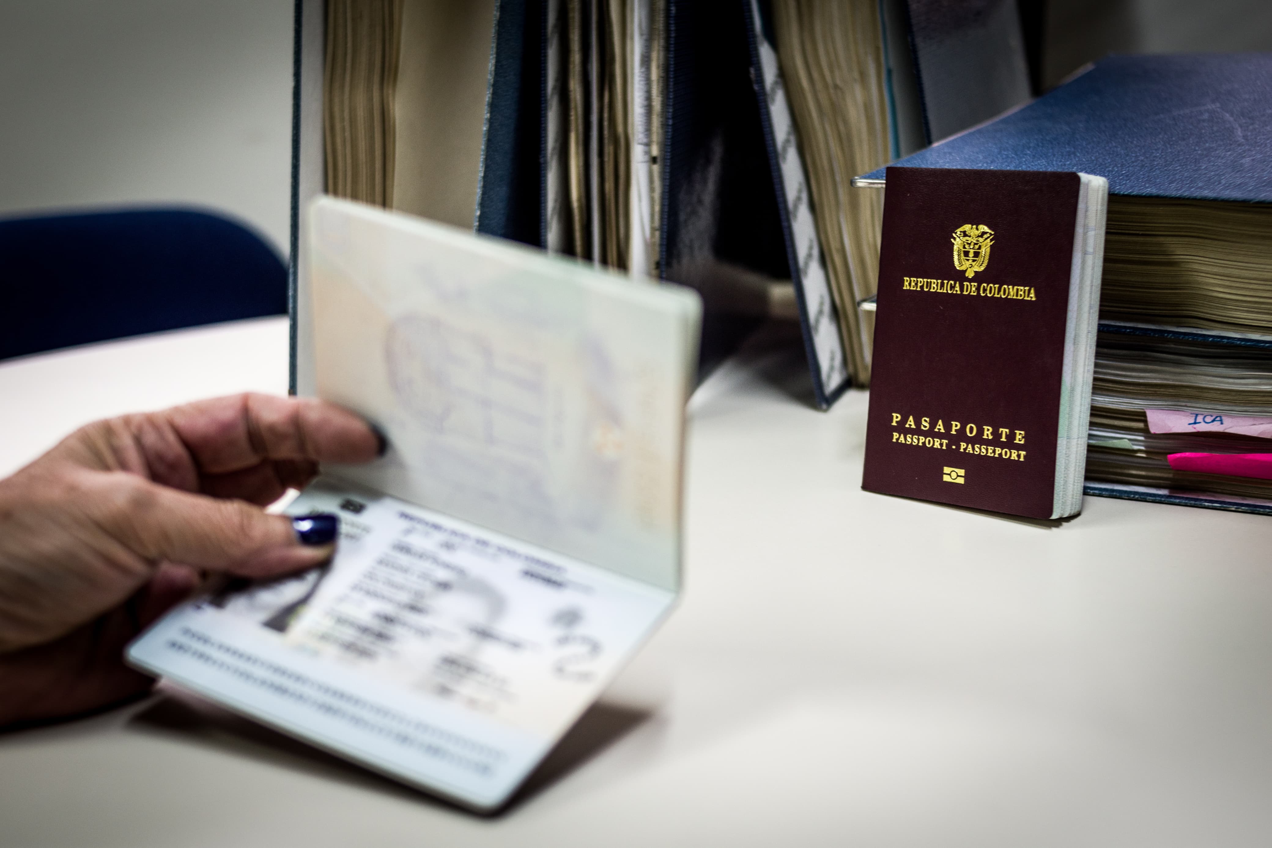 Pasaportes en Colombia 