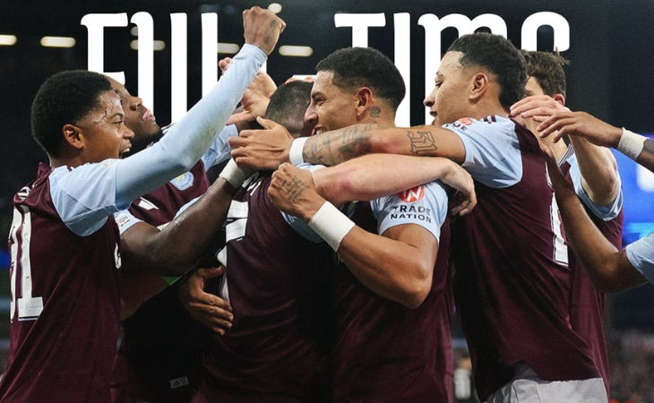 El Aston Villa venció al Bolona en Champions League