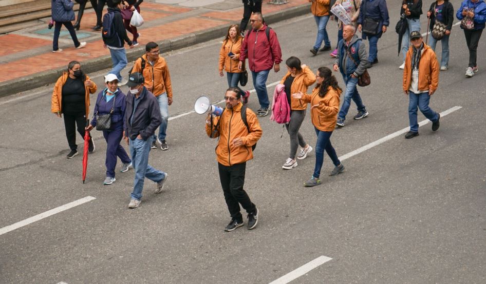 Movilizaciones en Bogotá