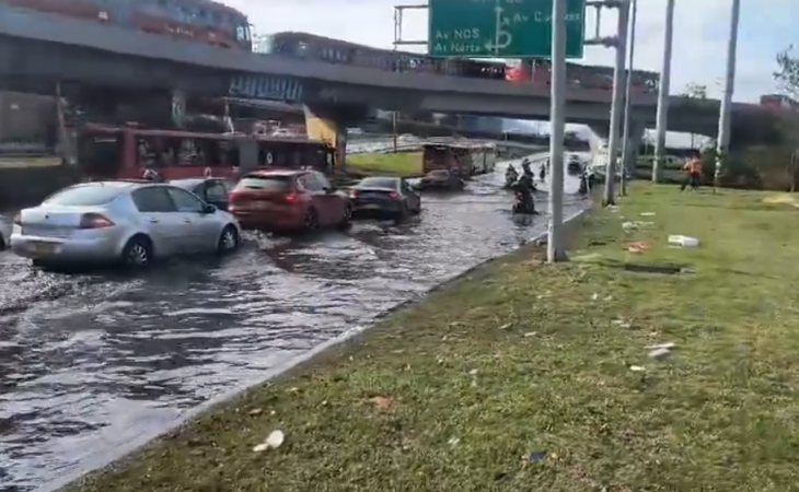 Encharcamiento en Bogotá