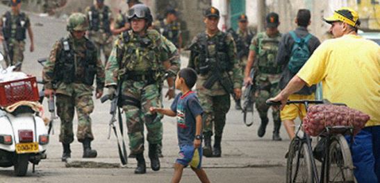 Operación orión en la comuna 13 de Medellín