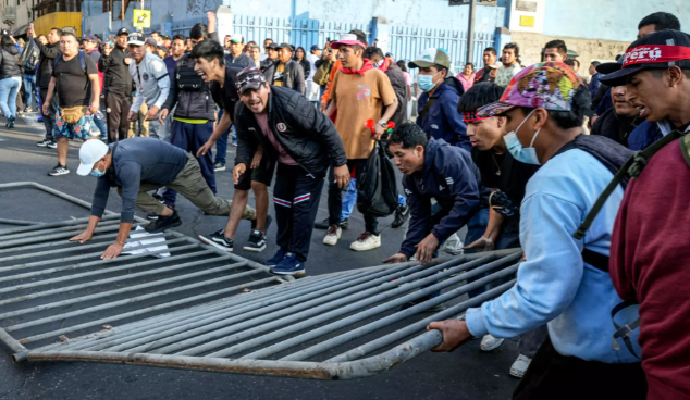 Perú manifestaciones por extorsión