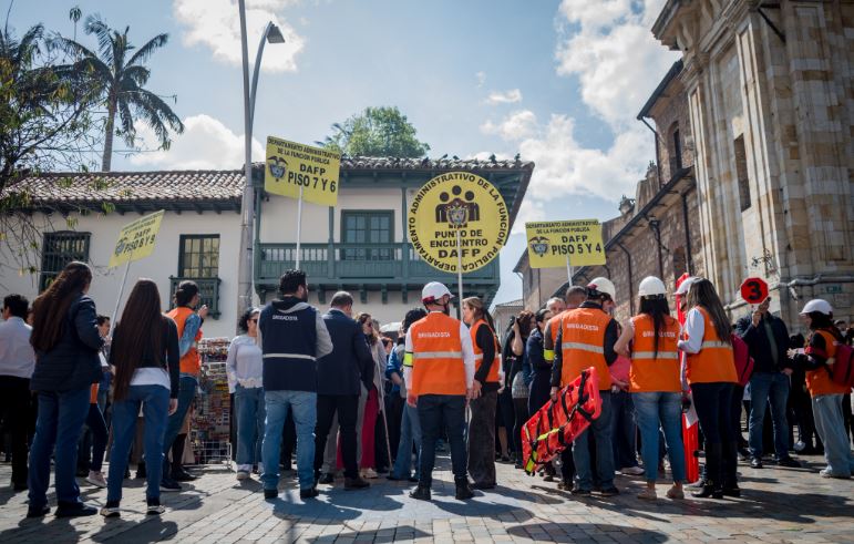 Simulacro en Bogotá 