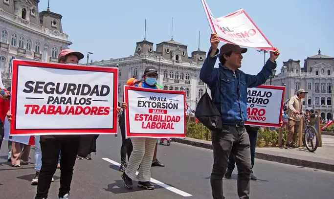 Transportistas peruanos