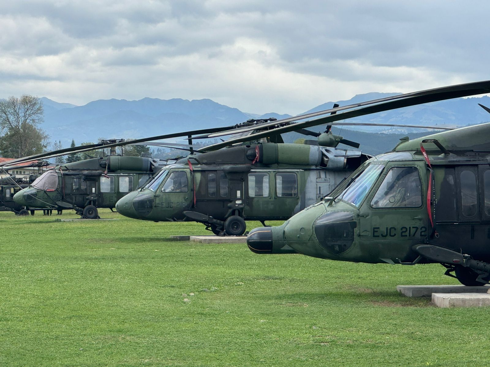 Aviones del Ejército en el Cauca 