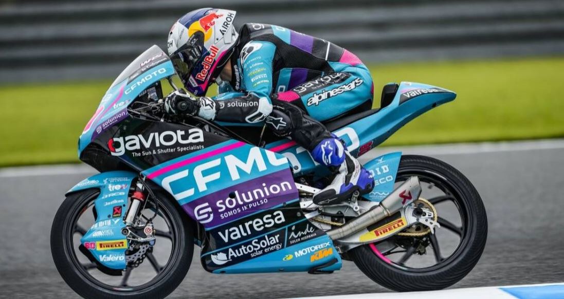 David Alonso sigue brillando en el moto3