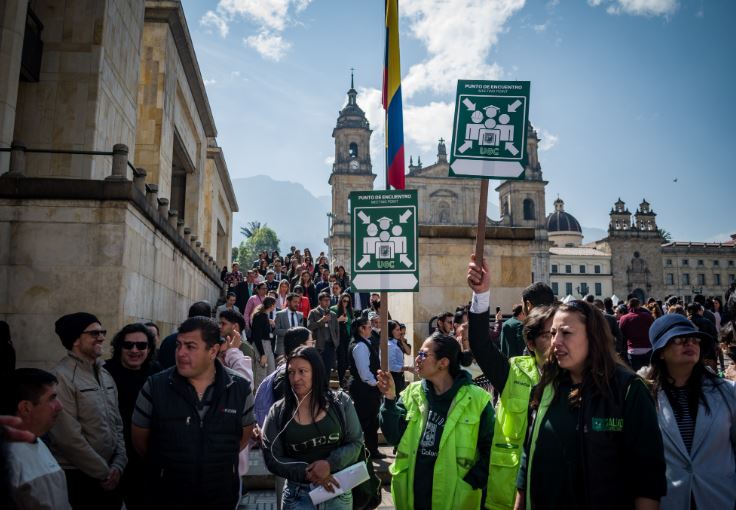 Simulacro en Bogotá 