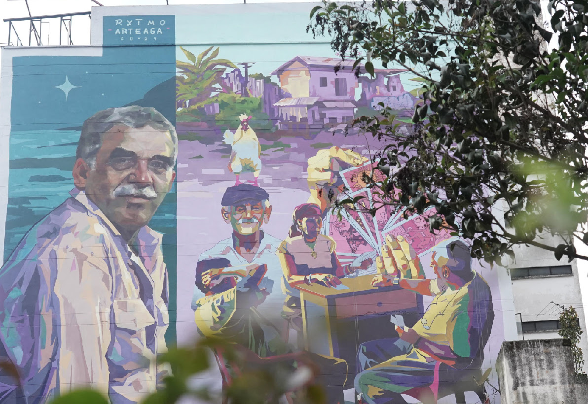 “Macondo: un estado de ánimo”, el mural que rinde homenaje a Gabo