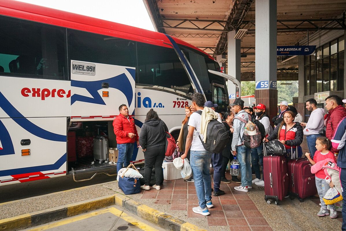 Buses de transporte intermunicipal