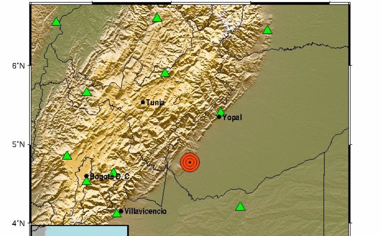 Sismo en Colombia