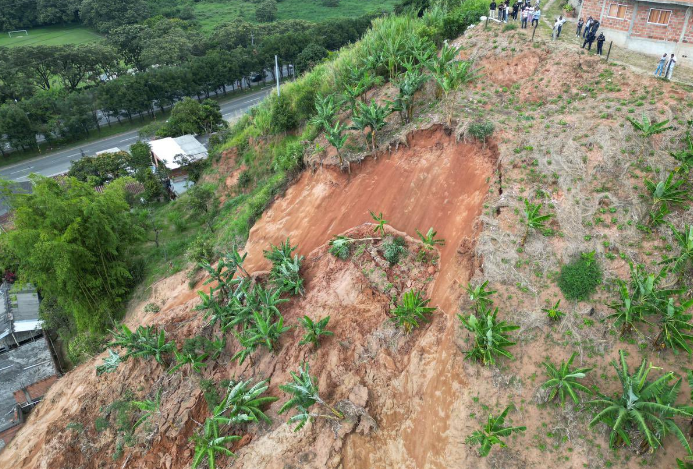 Deslizamiento de tierra en Antioquia