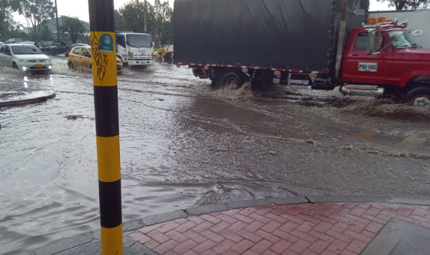 Fuertes lluvias en Bogotá