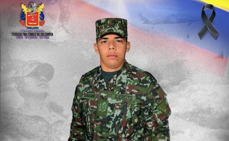 Soldado Jean Carlos Giraldo