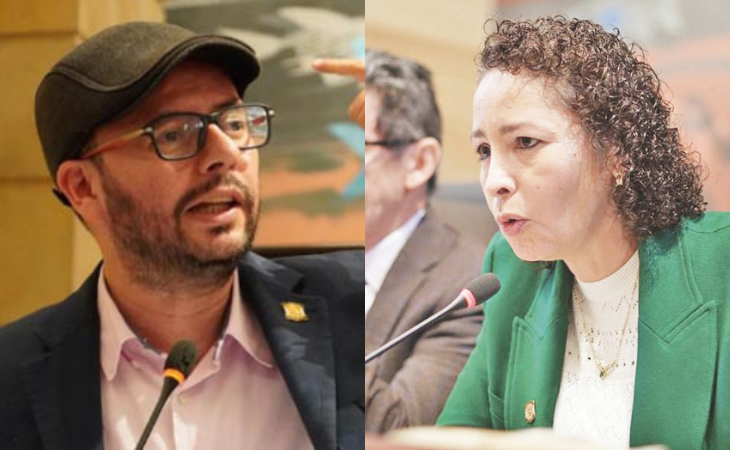 representantes a la Cámara por Bogotá del partido Alianza Verde y Pacto Histórico