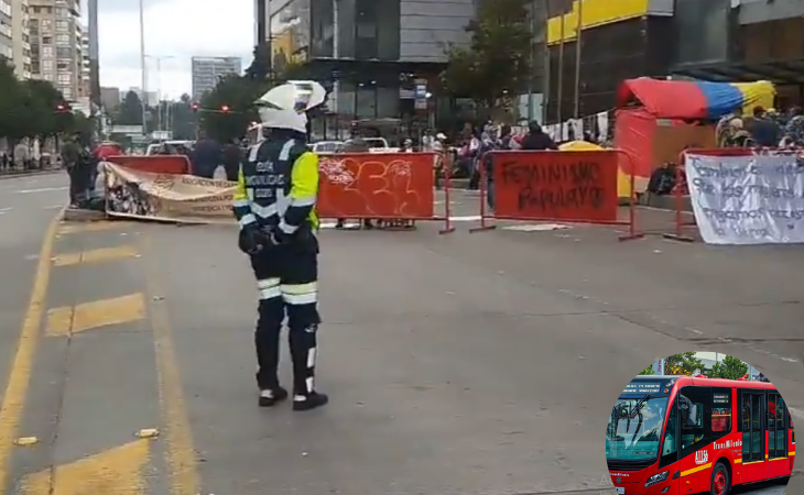 Bloqueos en Bogota