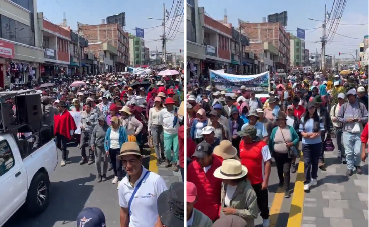 Manifestaciones en Ecuador