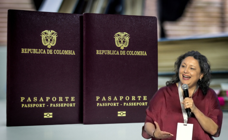 Angélica Lozano sobre pasaportes