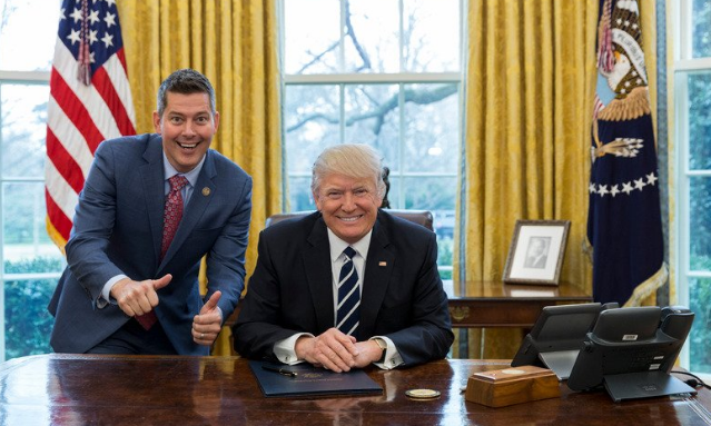 Sean Duffy y Donald Trump